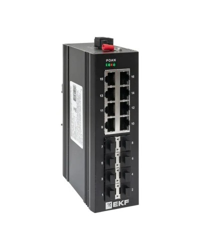 TSX-U-8GX/SFP-8GT. Промышленный неуправляемый коммутатор. EKF в Твери
