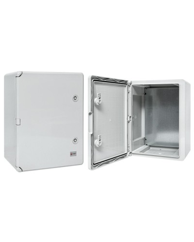 Бокс пластиковый с монтажной платой 500х400х180 IP65 PROxima (PB65MP006). Бокс пластиковый антивандальный. EKF в Твери