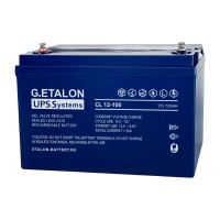 G.ETALON GL 12-100. Аккумулятор герметичный свинцово-кислотный. ETALON