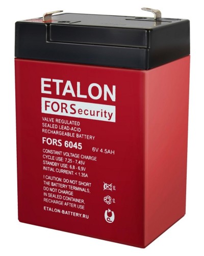 ETALON FORS 6045. Аккумулятор герметичный свинцово-кислотный. ETALON в Твери