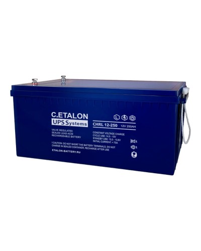 C.ETALON CHRL 12-250. Аккумулятор герметичный свинцово-кислотный. ETALON в Твери