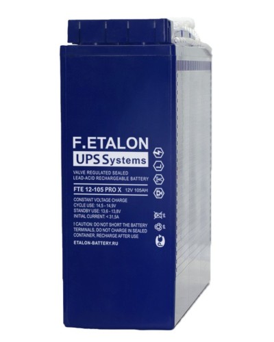 F.ETALON FTE 12-105 PRO X. Аккумулятор герметичный свинцово-кислотный. ETALON в Твери