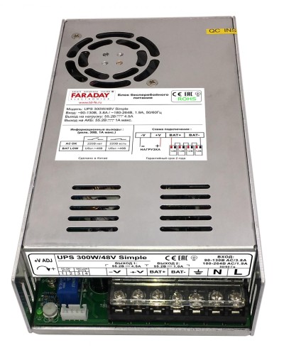 UPS 300W/48V Simple. Блок бесперебойного питания. FARADAY в Твери
