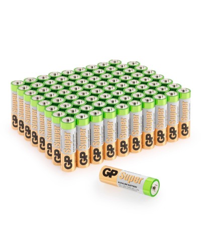 GP Super Alkaline 15A AA (GP 15A-2CRVS80), упак. 80 шт.. Алкалиновые батарейки. GP Batteries в Твери