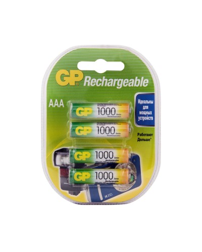 GP 100AAAHC AAA (GP 100AAAHC-2DECRC4), упак. 4 шт.. Перезаряжаемые аккумуляторы. GP Batteries в Твери