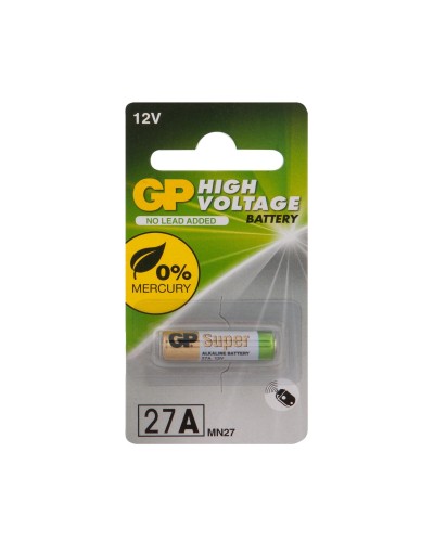 GP 27AF (GP 27AFRA-2C1), БЛИСТЕР. Высоковольтная батарейка 12В. GP Batteries в Твери