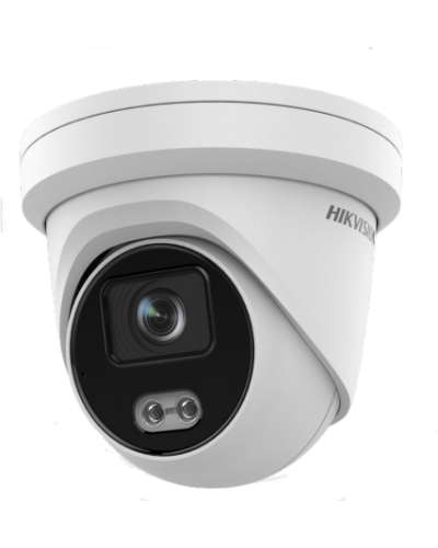 DS-2CD2327G2-LU(C)(4мм). Профессиональная видеокамера IP купольная. Hikvision в Твери