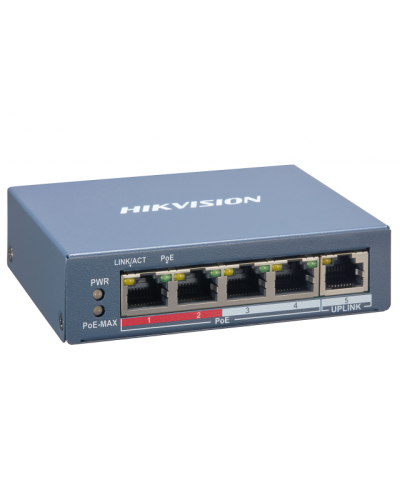 DS-3E1105P-EI. Коммутатор с POE. Hikvision в Твери