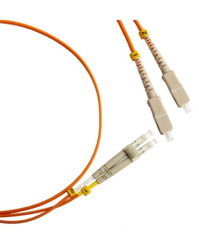 FC-D2-50-LC/PR-SC/PR-H-2M-LSZH-OR. Патч-корд волоконно-оптический LC-SC. Hyperline в Твери