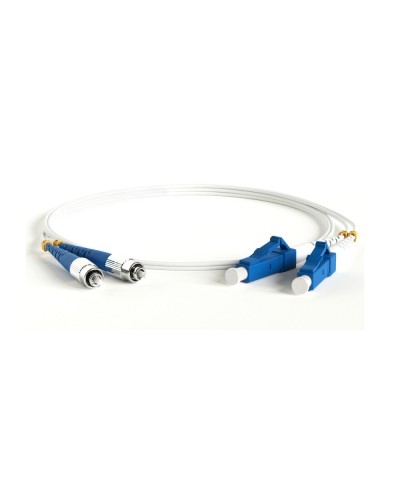 FC-D2-9A1-FC/UR-LC/UR-H-1M-LSZH-WH. Патч-корд волоконно-оптический FC-LC. Hyperline в Твери