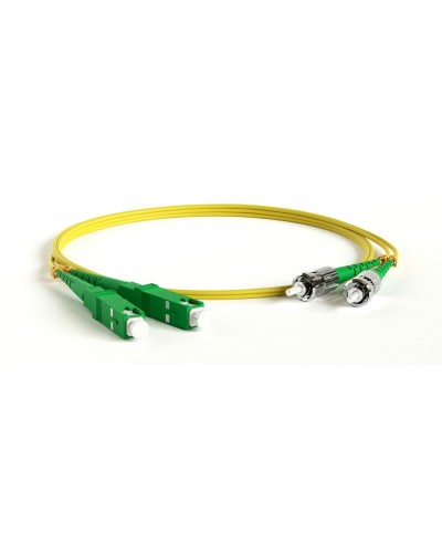FC-D2-9-SC/AR-ST/AR-H-3M-LSZH-YL. Патч-корд волоконно-оптический одномодовый. Hyperline в Твери