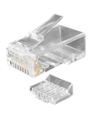 PLUG-8P8C-UV-C6-100 (100 шт). Разъем RJ-45. Hyperline в Твери