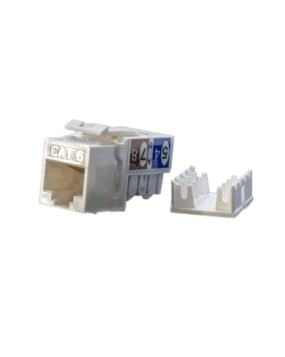 KJ9-8P8C-C6-90-WH. Вставка Keystone Jack RJ-45. Hyperline в Твери
