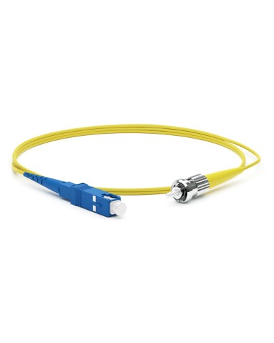 FC-S2-9-SC/UR-ST/UR-H-1M-LSZH-YL. Патч-корд волоконно-оптический одномодовый. Hyperline в Твери