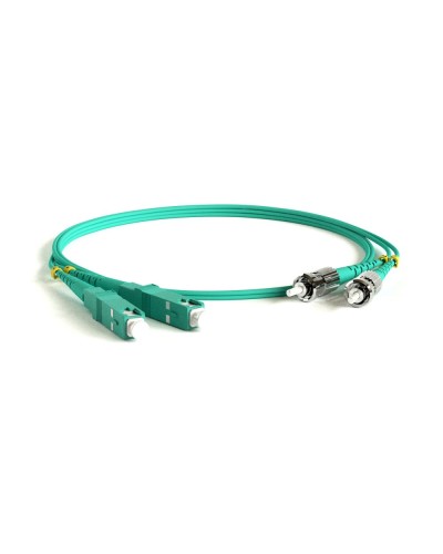 FC-D2-503-SC/PR-ST/PR-H-5M-LSZH-AQ. Патч-корд волоконно-оптический многомодовый. Hyperline в Твери