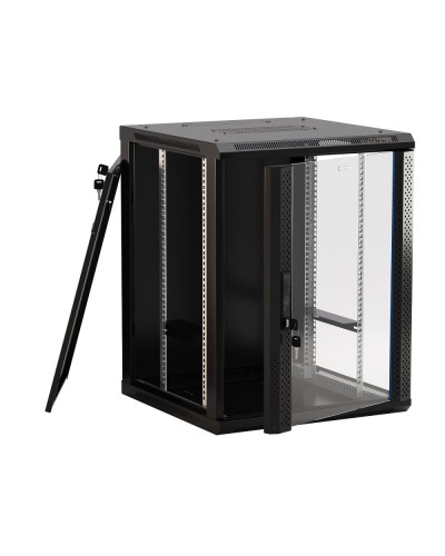 TWB-0445-GP-RAL9004. Шкаф телекоммуникационный 19 настенный 4U. Hyperline в Твери