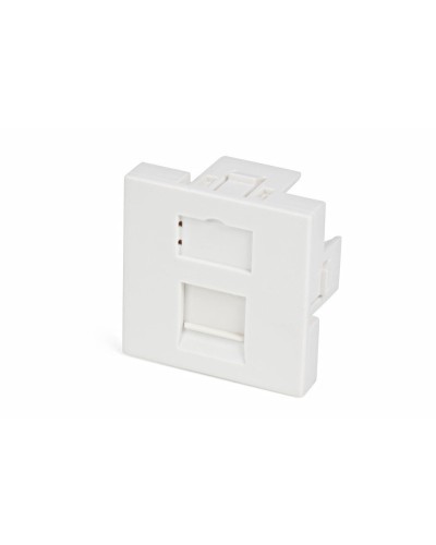SIP2-1K-M45-45. Вставка 45х45 для 1 модуля формата Keystone Jack, со шторкой. Hyperline в Твери