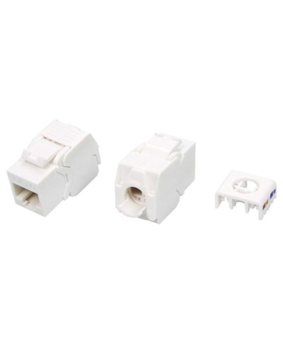 KJ8-8P8C-C6-180-TLS-WH. Вставка Keystone Jack RJ-45. Hyperline в Твери