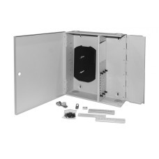 FO-WBX-6xSLT-W140H42-48UN-GY. Кросс оптический настенный. Hyperline