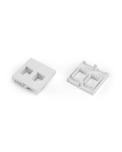 SIP2-2N-M45-45. Вставка 45x45 (аналог Mosaic) для 2х модулей формата Keystone Jack. Hyperline в Твери