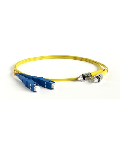 FC-D2-9-SC/UR-ST/UR-H-1M-LSZH-YL. Патч-корд волоконно-оптический ST-SC. Hyperline в Твери