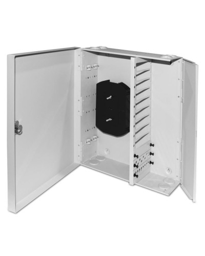 FO-WBX-12xSLT-W140H42-96UN-GY. Кросс оптический настенный. Hyperline в Твери