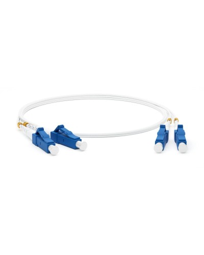 FC-D2-9A1-LC/UR-LC/UR-H-1M-LSZH-WH. Патч-корд волоконно-оптический LC-LC. Hyperline в Твери