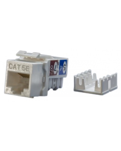 KJ9-8P8C-C5e-90-WH. Вставка Keystone Jack RJ-45. Hyperline в Твери