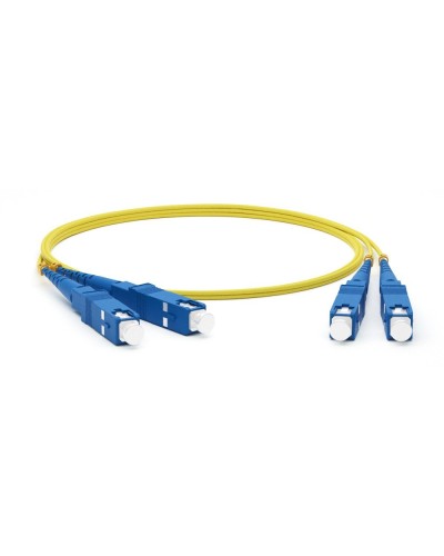FC-D2-9-SC/UR-SC/UR-H-5M-LSZH-YL. Патч-корд волоконно-оптический одномодовый. Hyperline в Твери