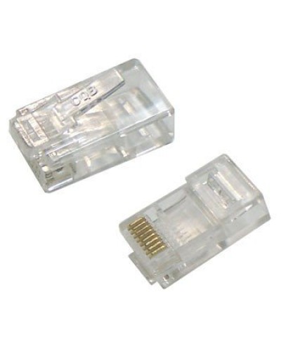 PLUG-8P8C-U-C5-100 (100 шт). Разъем RJ-45. Hyperline в Твери