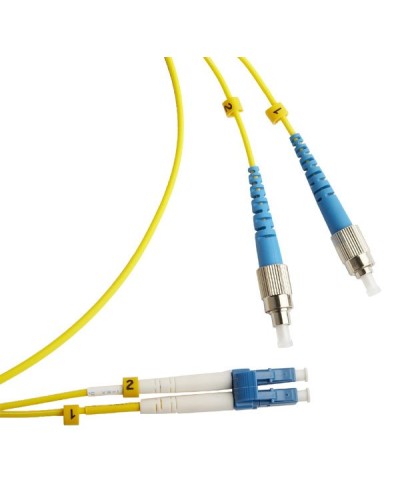 FC-D2-9-FC/UR-LC/UR-H-3M-LSZH-YL. Патч-корд волоконно-оптический FC/UPC-LC/UPC. Hyperline в Твери