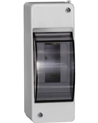 Корпус пластиковый КМПн 2/2 IP30 белый KREPTA 3 (MKP42-N-02-30-20). Щиток модульный с прозрачной дверцей, настенный. IEK в Твери
