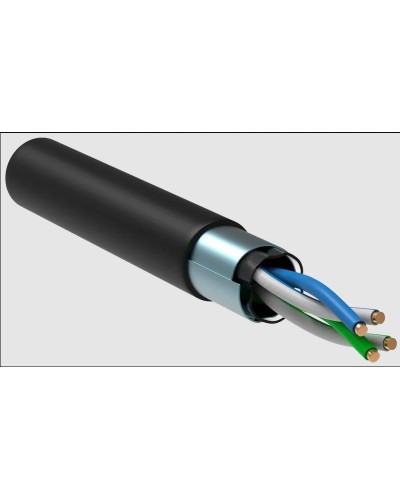 GENERICA F/UTP 5E 24AWG 2PR LDPE 1м черный 305м (BC3-C5E02-339-305-R-G). Кабель «витая пара» (LAN) для структурированных систем связи. IEK в Твери
