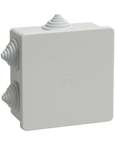 Коробка распаячная КМ41235 85х85х40 открытой проводки IP44 6 гермовводов серая (UKO11-085-085-040-K41-44). Коробка распаячная безгалогенная (HF). IEK в Твери