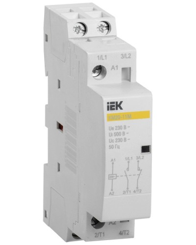 Контактор модульный КМ20-11M AC (MKK11-20-11). Контактор модульный. IEK в Твери