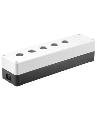Корпус КП105(6) для кнопок 5(6) мест белый (BKP10-6-K01). Корпус для кнопочных постов. IEK в Твери