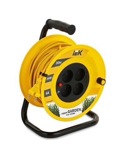 УК30 4 места, 30м (WKP23-06-04-30). Удлинитель на катушке Garden. IEK в Твери