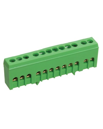 Шина PE земля ШНИ-6х9-10-К-З (YNN10-69-10KD-K06). Шина в корпусном изоляторе на DIN-рейку. IEK в Твери