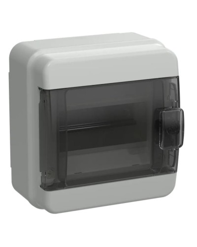 Корпус пластиковый КМПн-6 IP65 TEKFOR (TF5-KP72-N-06-65-K03-K02). Корпус модульный пластиковый черная прозрачная дверь. IEK в Твери