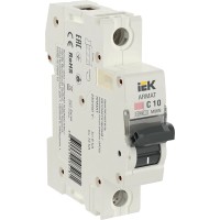 M06N 1P C 10А 6кА ARMAT (AR-M06N-1-C010). Автоматический выключатель. IEK