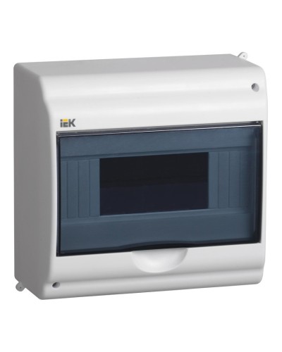Корпус пластиковый КМПн 2/9-2 IP31 белый KREPTA 3 (MKP42-N-09-31-02). Щиток модульный с прозрачной дверцей, настенный. IEK в Твери
