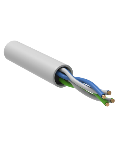 GENERICA U/UTP кат. 5E 24AWG 2 пары LSZH INDOOR белый (BC1-C5E02-128-305-G). Кабель «витая пара» (LAN) для структурированных систем связи. IEK в Твери