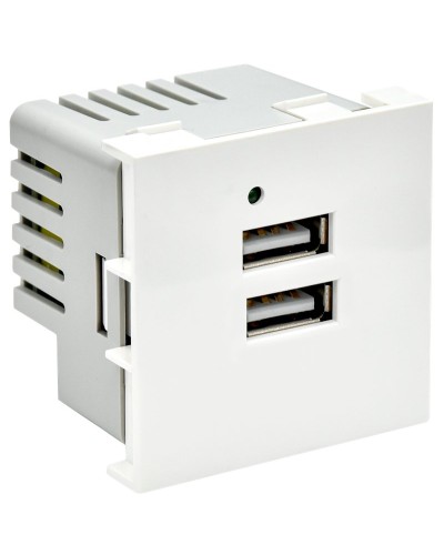 Розетка USB A+A 4,2А PRIMER РКЮ-23-40-П белый IEK PR-KK40D-RU-0-2-AA-K01). Розетка USB. IEK в Твери