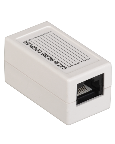 CS70-1C5EU. Проходной адаптер категория 5Е UTP тип RJ45-RJ45, белый. ITK в Твери