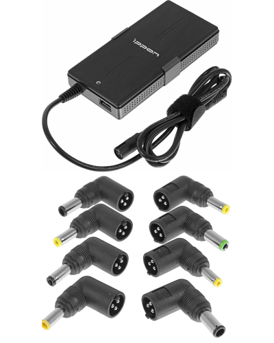 Блок питания Ippon S65U автоматический 65W 15V-19.5V 11-connectors 3.5A 1xUSB 2.1A, LED индикатор (651781). Блок питания. Ippon в Твери