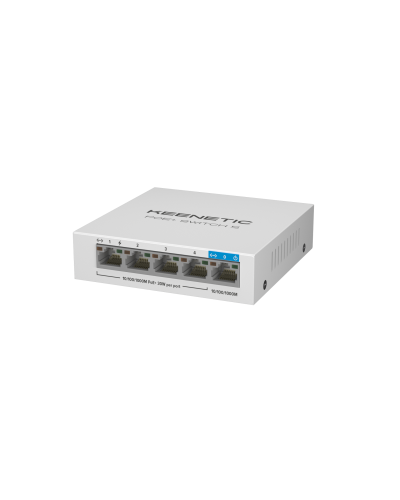 Keenetic KN-4610 (L2) 5х1Гбит/с 4PoE+ 60W. Коммутатор с PoE. KEENETIC в Твери