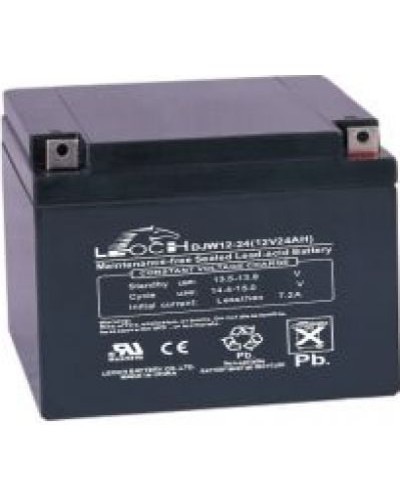 LEOCH DJW 12-24. Аккумулятор герметичный свинцово-кислотный. LEOCH в Твери