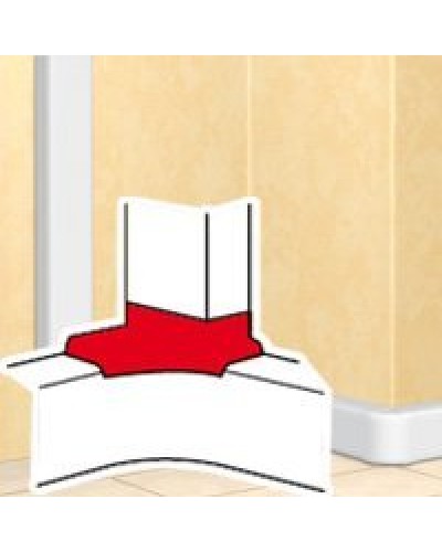 Отвод угловой для короба DLP 35х80/105, 50х80/150 (010763): Отвод угловой в Твери