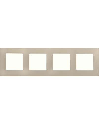 Рамка 4 поста ETIKA, слоновая кость (672514). Рамка. LegranD в Твери