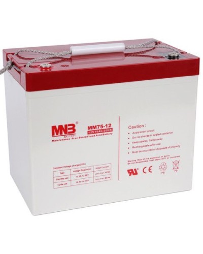 MNB MM 75-12. Аккумулятор герметичный свинцово-кислотный. MNB в Твери